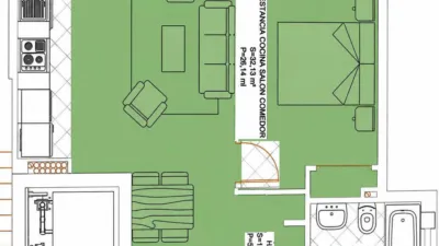 Apartamento en venta en Rúa de Isidro Parga Pondal, Castiñeiriño (Santiago de Compostela) de 206.000 €