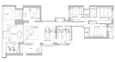 Piso en alquiler en Paseo de la Castellana, cerca de Calle de los Hermanos Pinzón - Imagen 28