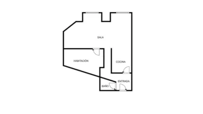 Piso en venta en Calle de Silvestre Ochoa, Centro (Castro Urdiales) de 199.000 €