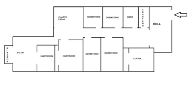 Piso en venta en Calle de Sal, Casco Antiguo (Distrito Centro. Toledo Capital) de 183.000 €