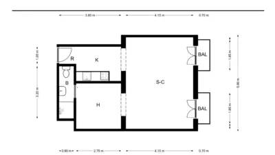 Flat on Calle Castelló photo 22
