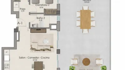 Penthouse in Centre-Port-Platja Llevant photo 22