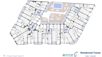 Promoción Residencial Tossal, Avenida Valencia, 95. Sur (Castelló de la Plana) de 174.085 €