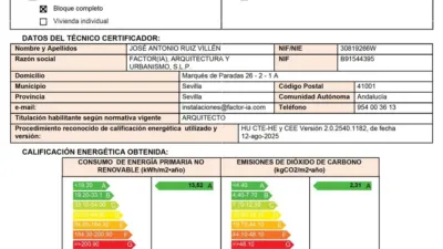 Promoción Torre Althea, RMA.8.2 Proyecto de Reparcelación del ARI-DSP-03 “LA CRUZ DEL CAMPO”. Santa Clara (Distrito San Pablo-Santa Justa. Sevilla Capital) de 326.000 €