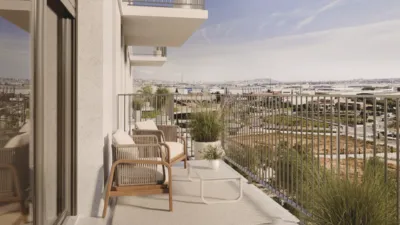 Promoción AQ Llevant - Edificio Cordal, Carrer de Carmen Conde, Viladecans sn, 08840 Viladecans, Barcelona España. La Torre-roja-Campreciós-Grup Sant Jordi (Viladecans) de 328.000 €
