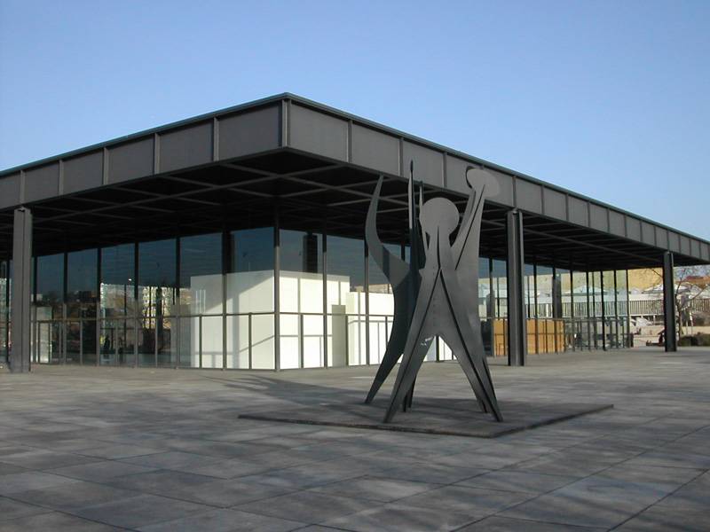Neue Nationalgalerie (Nueva Galería Nacional) de Berlín - Mies Van del Rohe