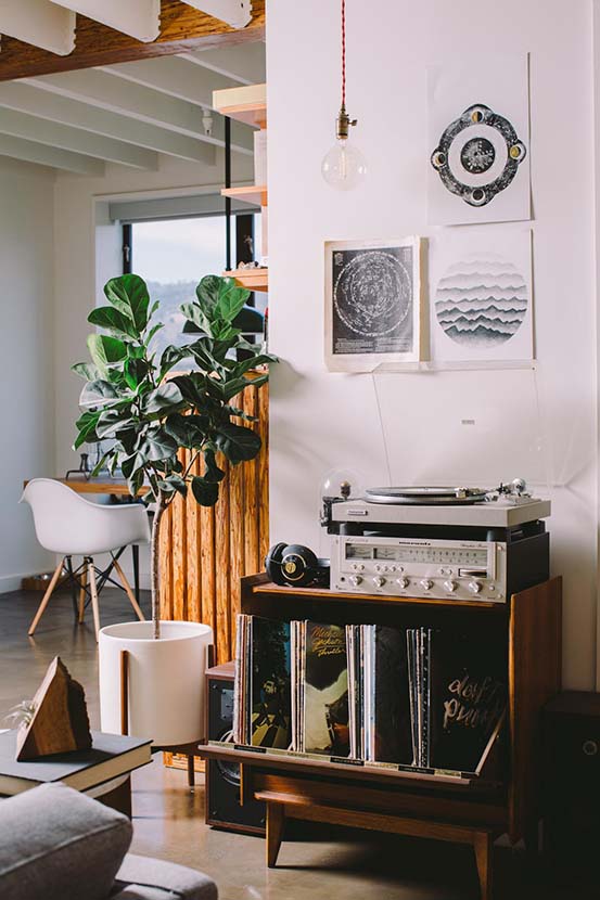 Un rincón para escuchar música en casa y disfrutar