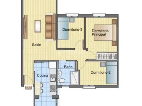 Piso en San Nicasio-Campo de Tiro-Solagua