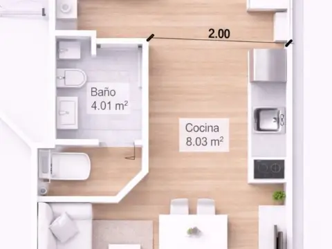 Loft en Santa Rosa