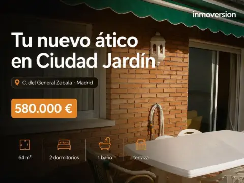Ático en calle del General Zabala