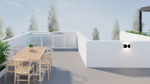 Casa pareada en calle Pablo Gargallo