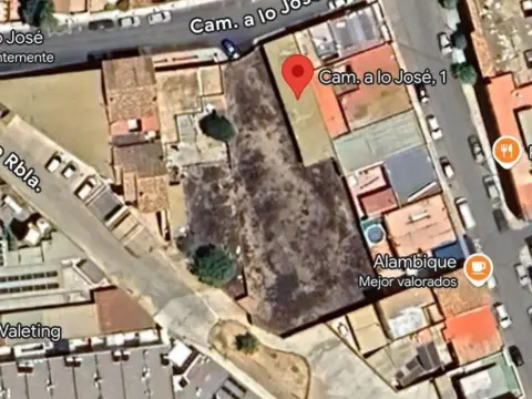 Terreno en calle Camino a lo José, 38