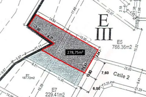 Terreno en calle Dos