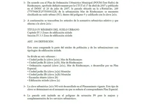 Terreno en calle de Les Rutxel Les, nº 128