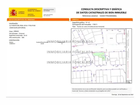 Local comercial en calle Fuente del Real