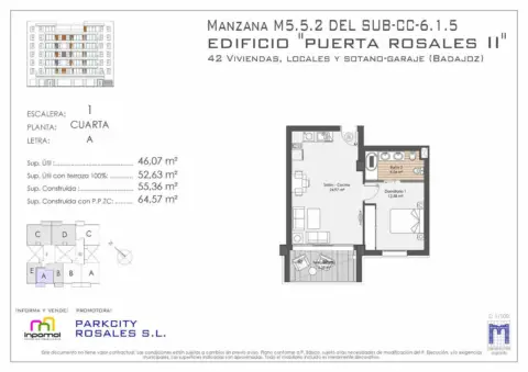 Apartamento en Venta en Huerta Rosales-Valdepasillas