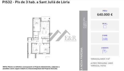 3-bedroom penthouse for sale in Aixirivall, Sant Julià de Lòria · 11 of 16