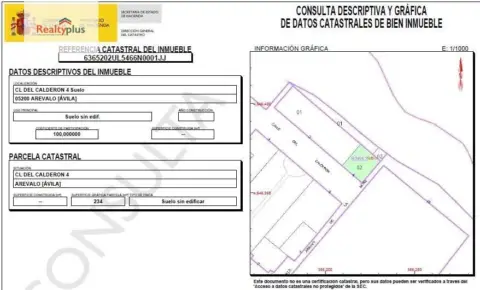 Terreno en calle Calderón