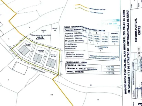 Terreno en calle San Saturnino