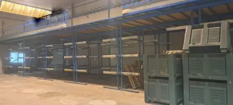 Nave industrial en calle de Uruguay