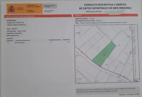Terreno en San José de La Vega