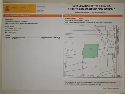 Terreno en calle Lugar Piñeiral de Abaixo, nº 28