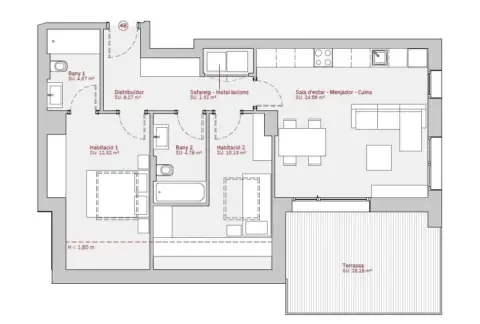 2-bedroom duplex for sale in Encamp · 11 of 25