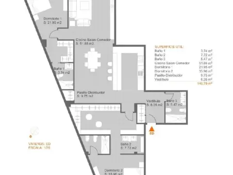 Piso en Avda. Castilla