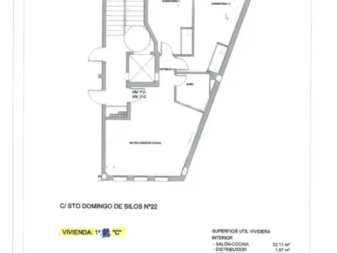 Piso en calle de Santo Domingo de Silos