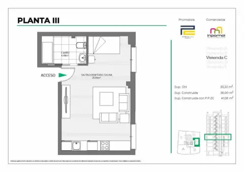 Estudio en Venta en Pardaleras