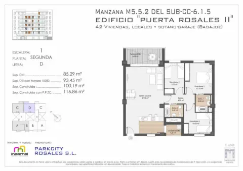 Piso en Huerta Rosales