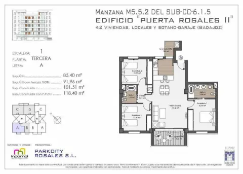 Piso en Huerta Rosales