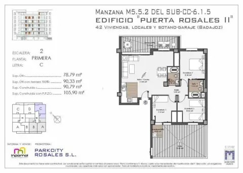 Piso en Huerta Rosales