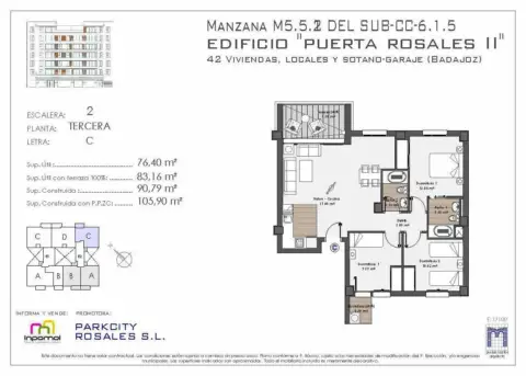 Piso en Huerta Rosales
