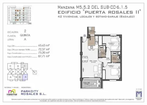 Apartamento en Huerta Rosales