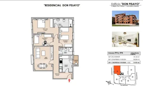 Piso en calle Jón Don Pelayo