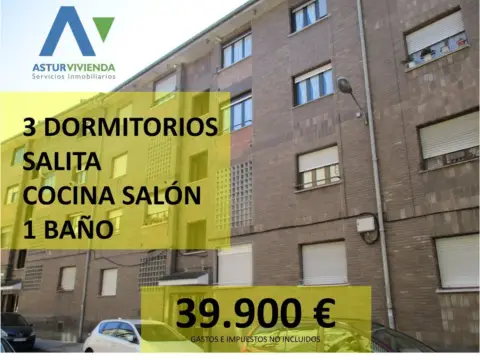 Piso en calle Moreda de Aller