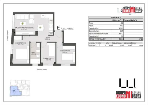 Piso en calle de San Vicente Ferrer