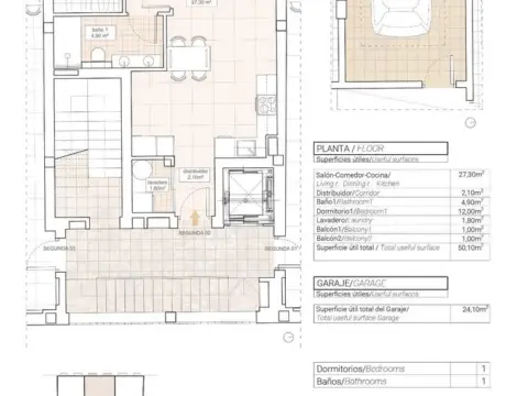 Apartamento en Pueblo