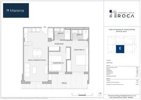Apartamento en calle los Naranjos, nº 14