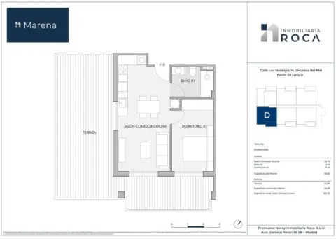 Apartamento en calle los Naranjos, nº 14