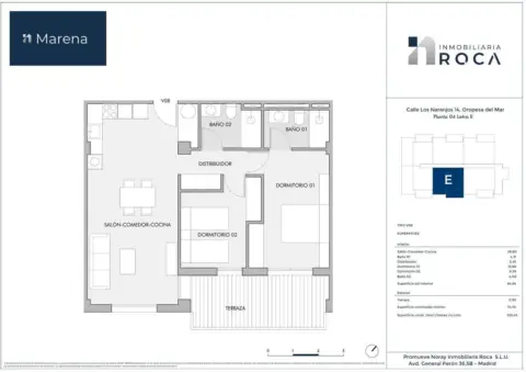 Apartamento en calle los Naranjos, nº 14