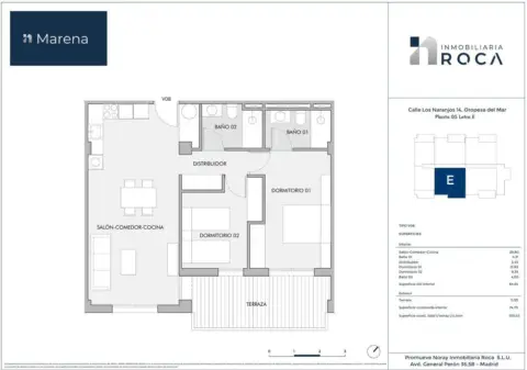 Apartamento en calle los Naranjos, nº 14