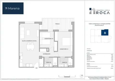 Apartamento en calle los Naranjos, nº 14