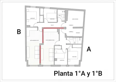 Apartamento en calle de la Granxa