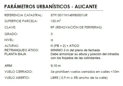Terreno en calle de Jávea, 57