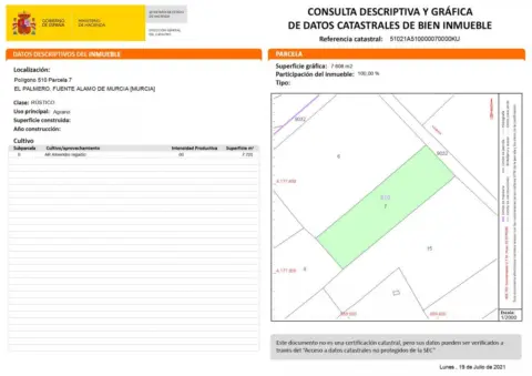 Terreno en Fuente Álamo