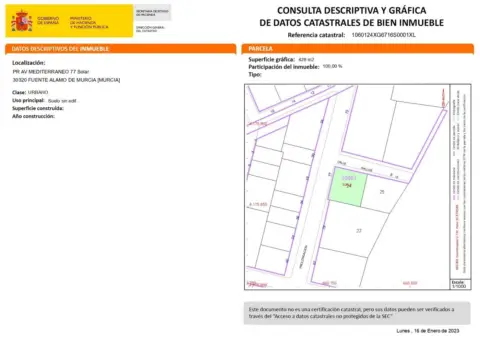 Terreno en Paraje de los Gallos