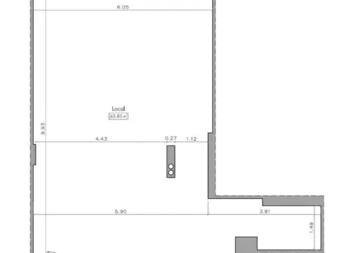 Local comercial en calle Milongas