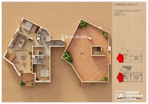 Dúplex en Carrer del Nord